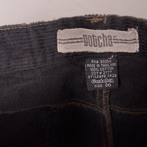 Vintage 1990s Gotcha Black Corduroy Pants